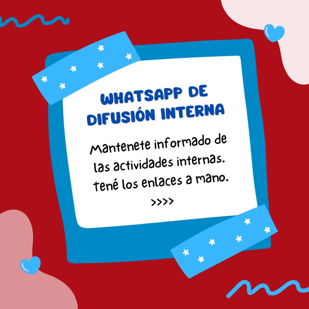 WhatsApp de Difusión Interna