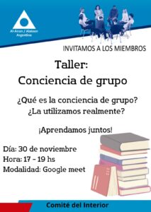 Taller conciencia de grupo